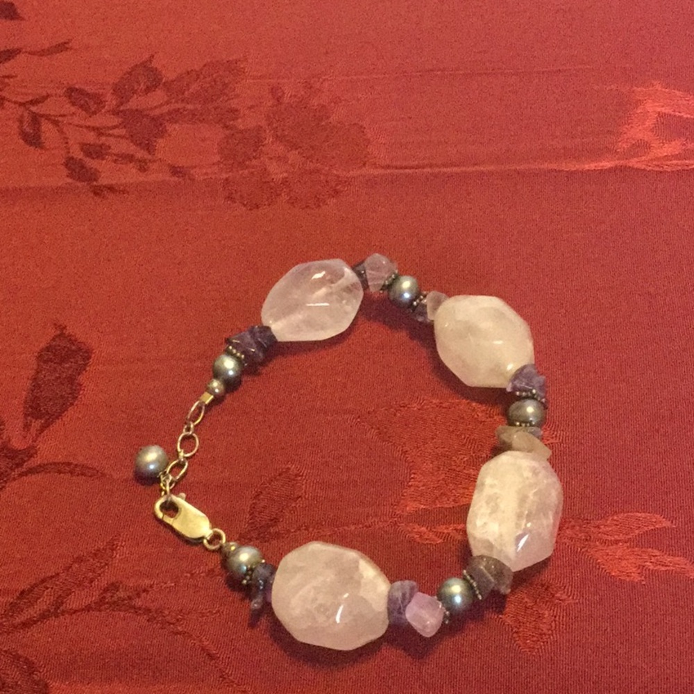 Pink/Amethyst Bracelet